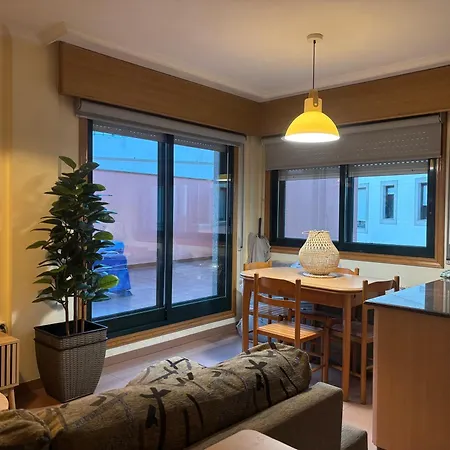 Desconectaengalicia Calle Vigo Amplia Terraza, 50m Playa Silgar * Санхенхо